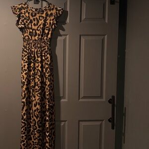 Leopard Print Maxi Dress